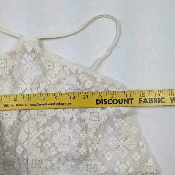 Blue Life White Lace Bikini Top - Picture 6 of 7